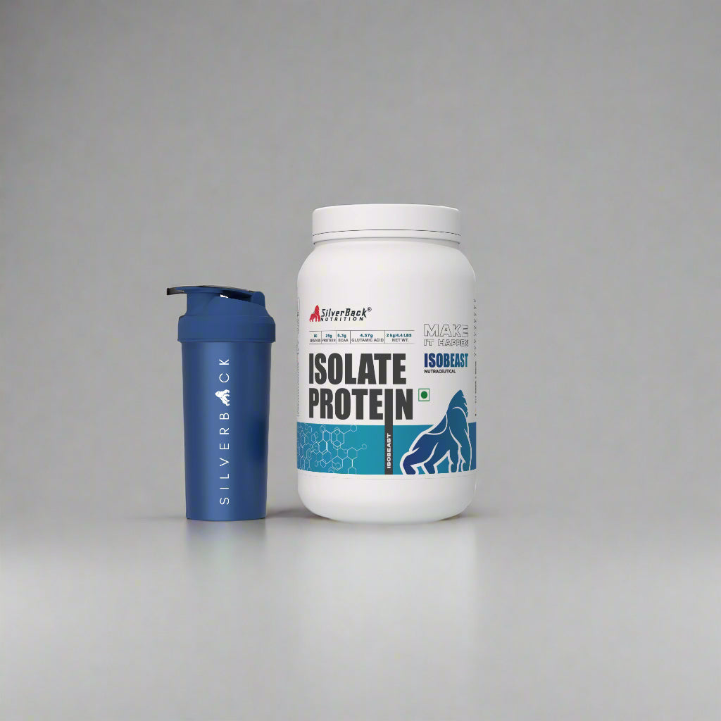 SilverBack Nutrition Whey Protein Isolate 24 G Protein | easy on Gut | No Added Sugar