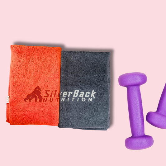 SILVERBACK NUTRITION Gym Towels, 2-Piece Set