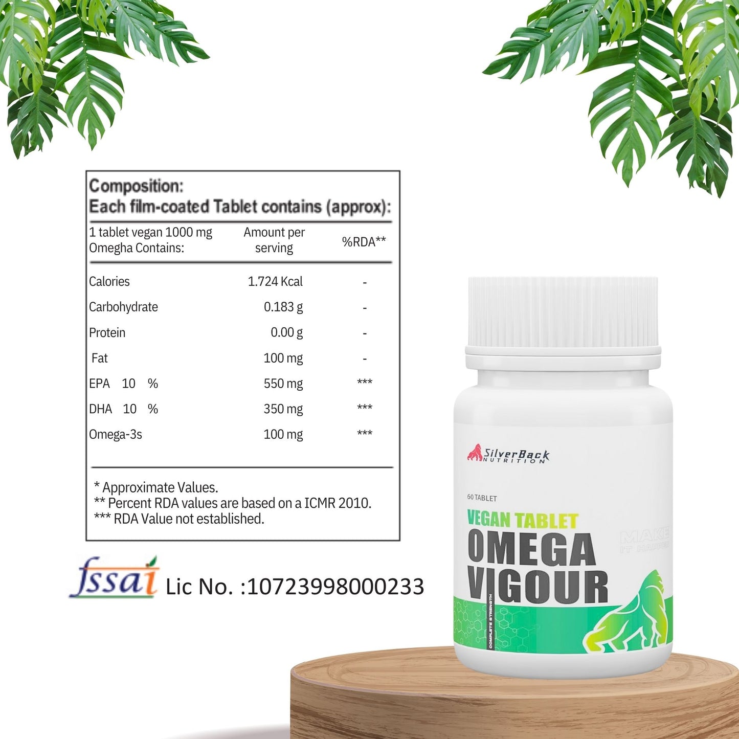 Vegan Omega 3 (60 tablet)