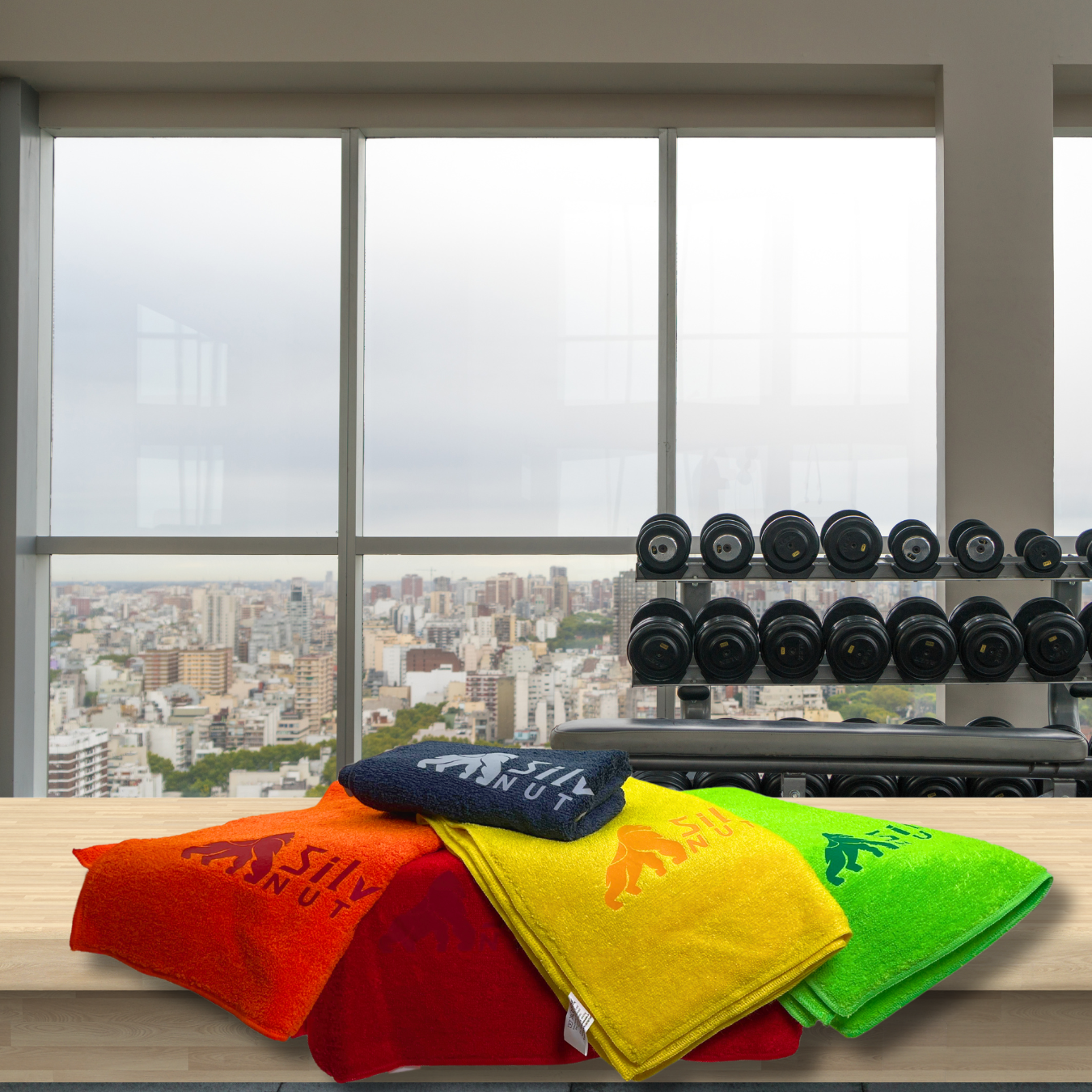 SILVERBACK NUTRITION Gym Towels, 2-Piece Set