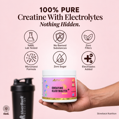SILVERBACK NUTRITION CREATINE POWDER 150G | WITH ELECTROLYTES, FENUGREEK & PUMPKIN SEED EXTRACT | STRENGTH, ENERGY & RECOVERY FOR WOMEN