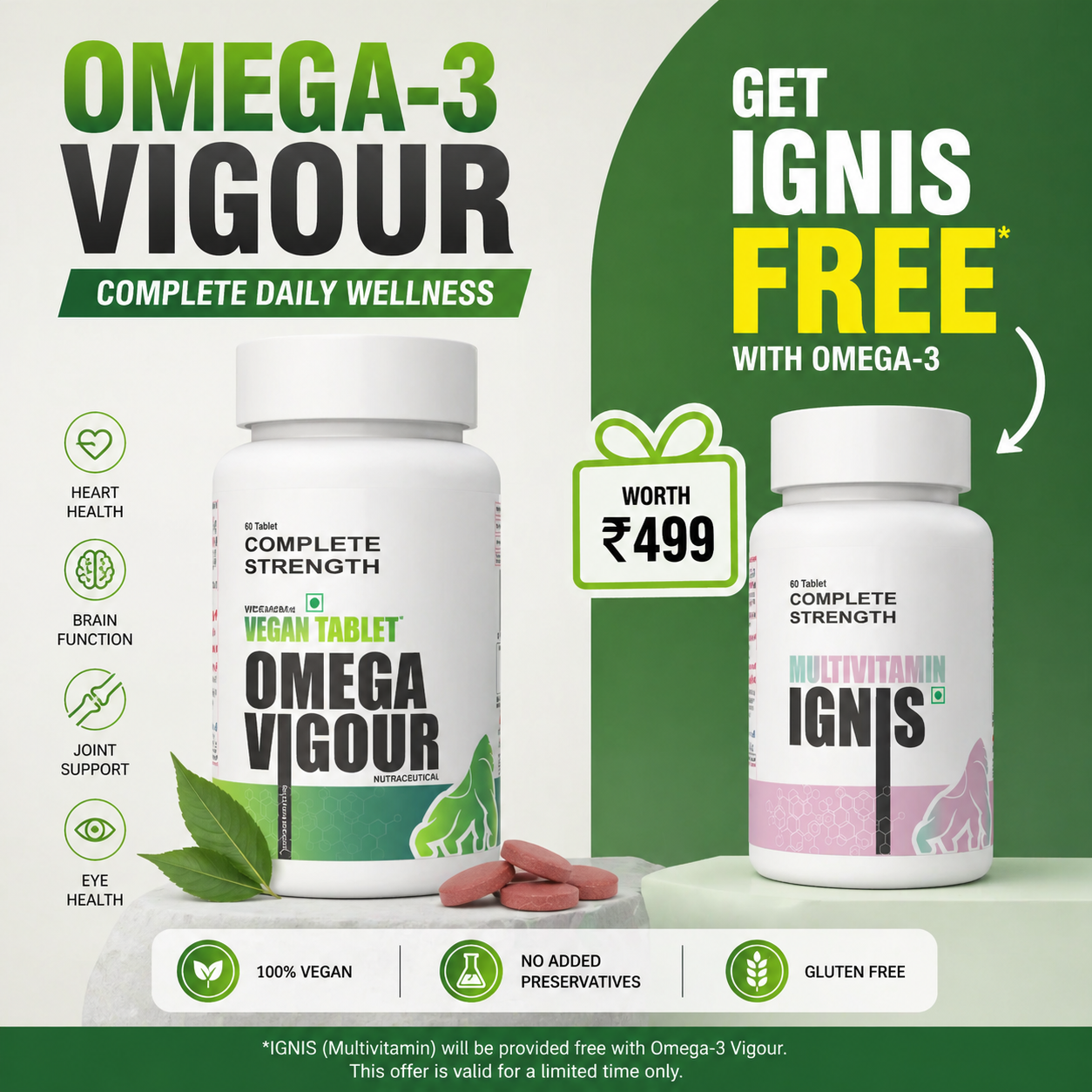 Vegan Omega 3 Tablets