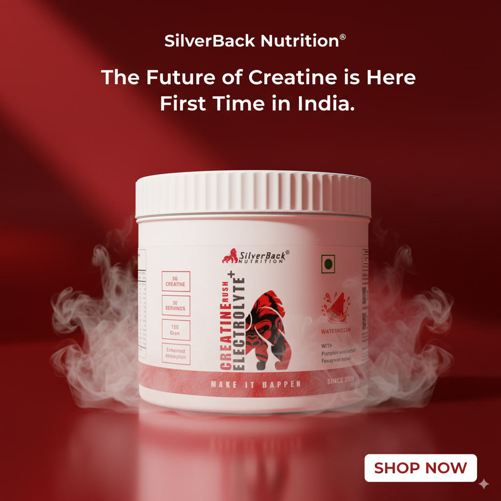 Silverback Nutrition Creatine Powder 150g | With Electrolytes, Fenugreek & Pumpkin Seed Extract | Faster Absorption, Muscle Strength & Recovery