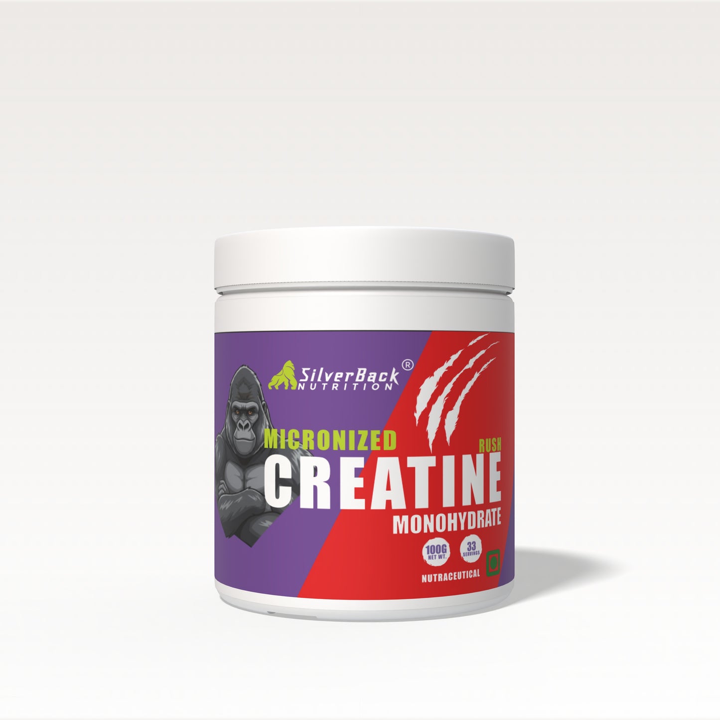 Micronized Creatine Rush 100 Gm (33 serv) unflavored
