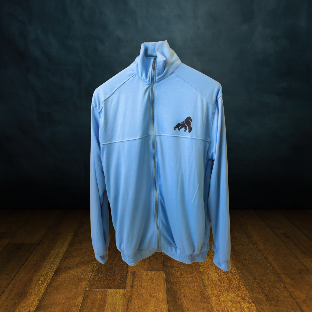 Silverback Sports Jacket – Performance Meets Style in Red & Sky Blue