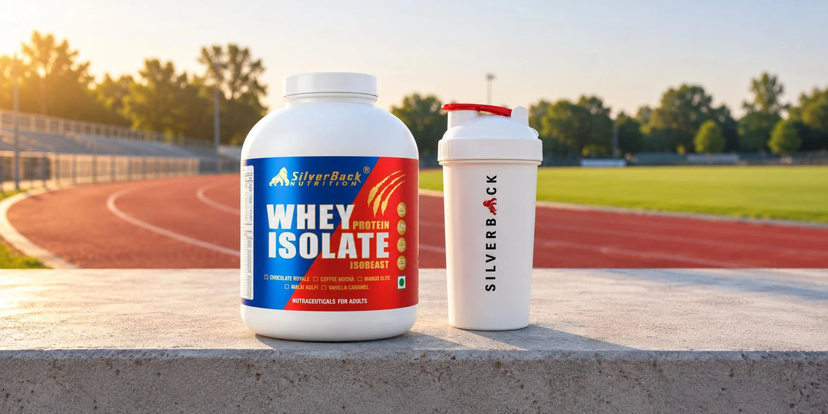 SilverBack Nutrition Whey Protein Isolate  25 G Protein | easy on Gut | No Added Sugar