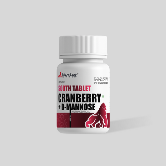 cranberry extract d mannose tablets - SilverBack Nutrition