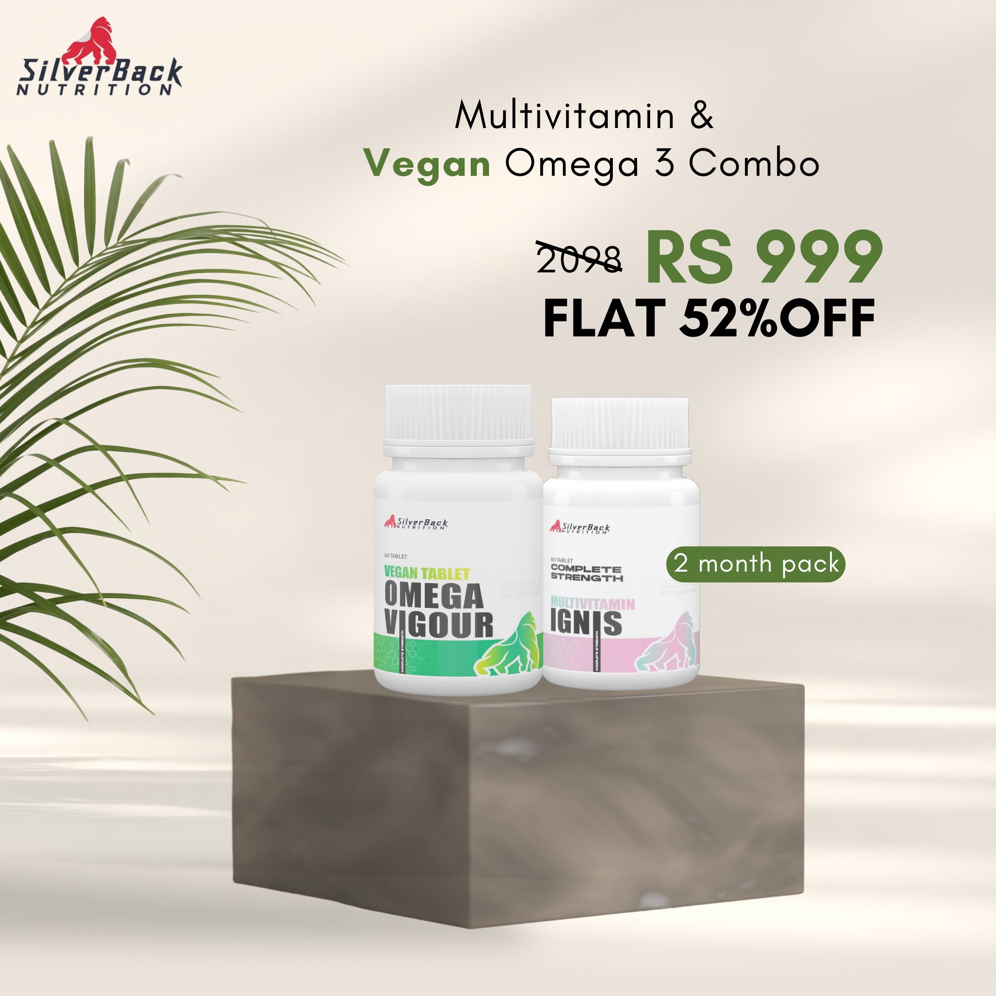 Multivitamin &  Vegan Omega 3 Combo