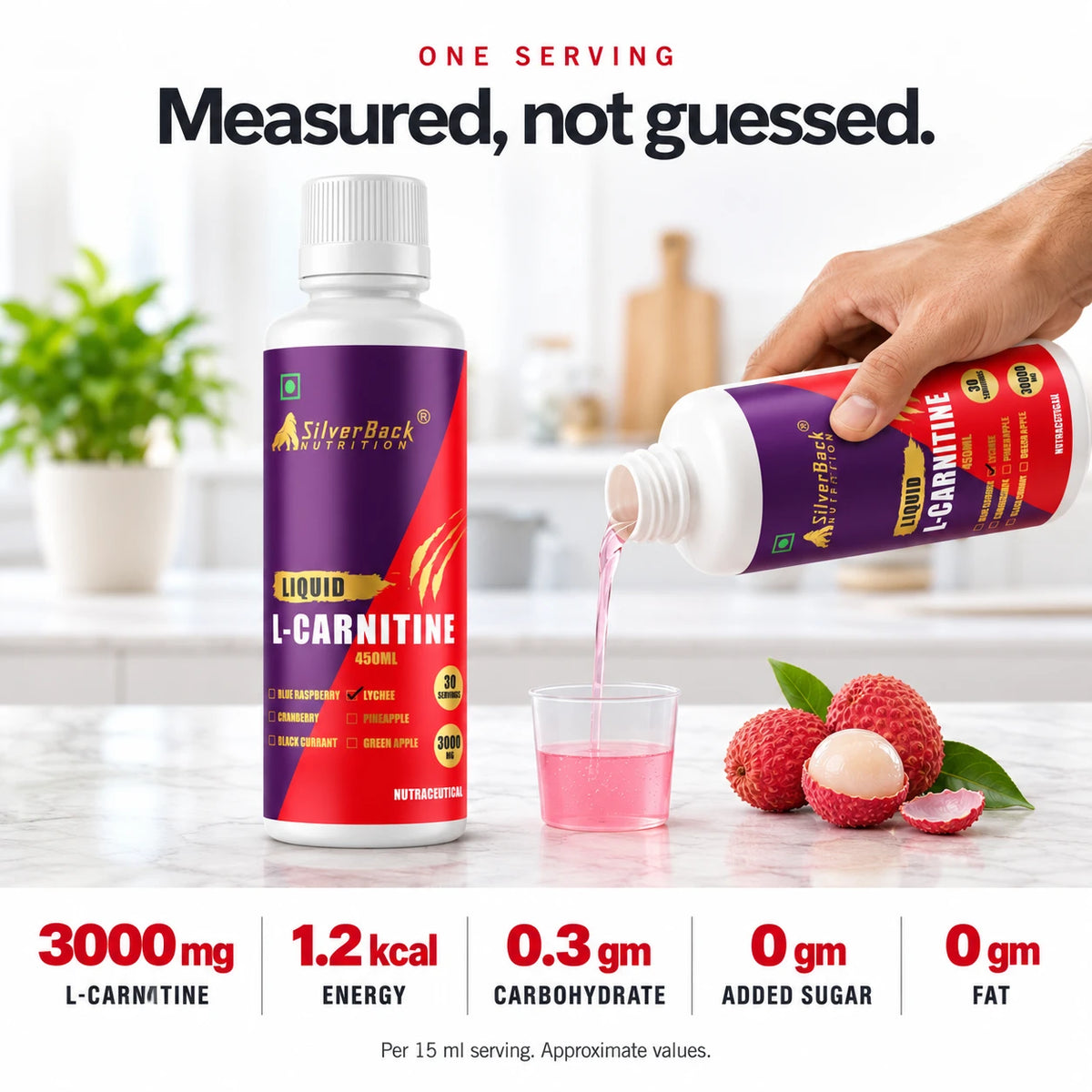 Liquid L-Carnitine one 15 ml serving