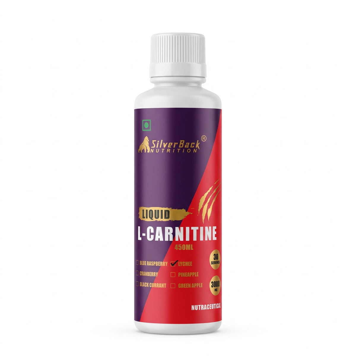 SilverBack Liquid L-Carnitine 450ml bottle