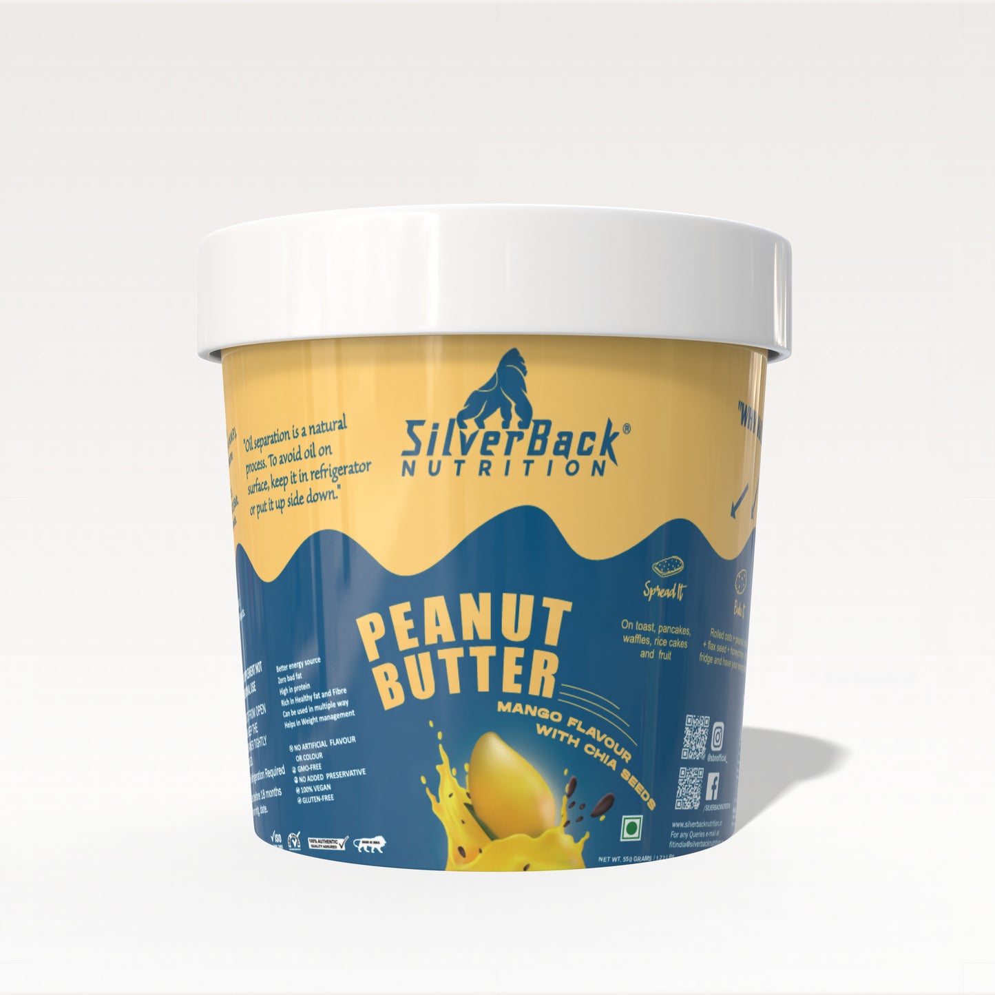 Peanut Butter Combo (Choco almond & mango chia)