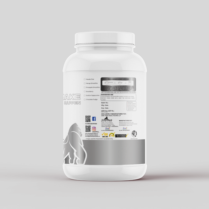 mass weight gainer powder back - SilverBack Nutrition