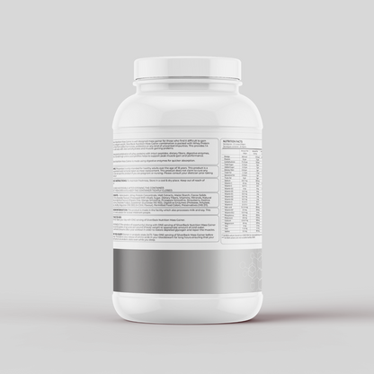 mass weight gainer powder label - SilverBack Nutrition