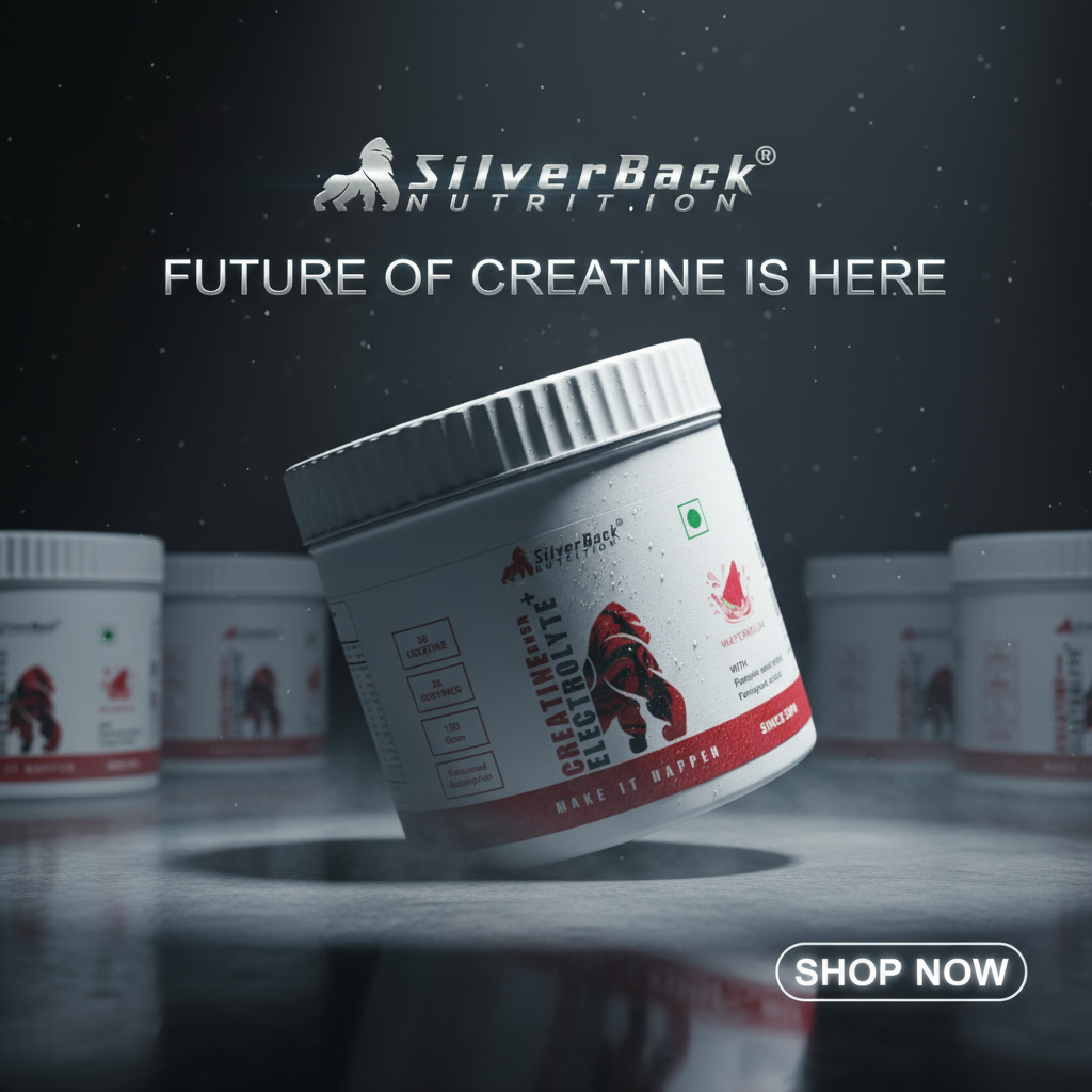 Silverback Nutrition Creatine Powder 150g | With Electrolytes, Fenugreek & Pumpkin Seed Extract | Faster Absorption, Muscle Strength & Recovery