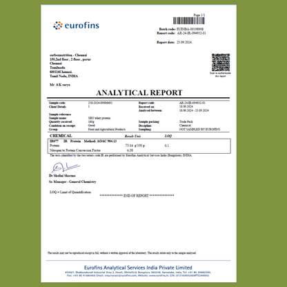 Whey Protein Hybrid 1 kg | 24 G Protein per Scoop