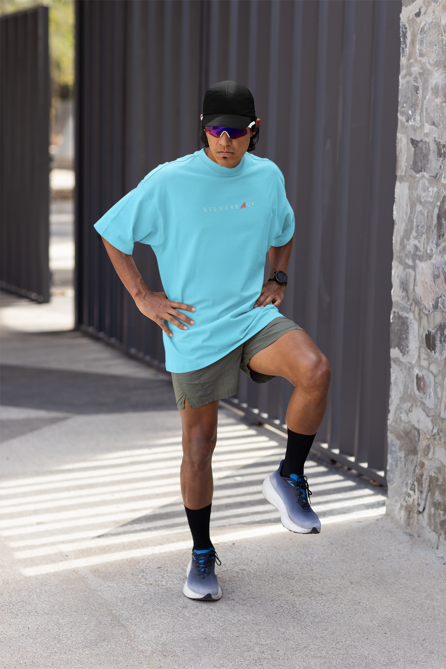 Silverback Oversized Men Cotton T Shirt