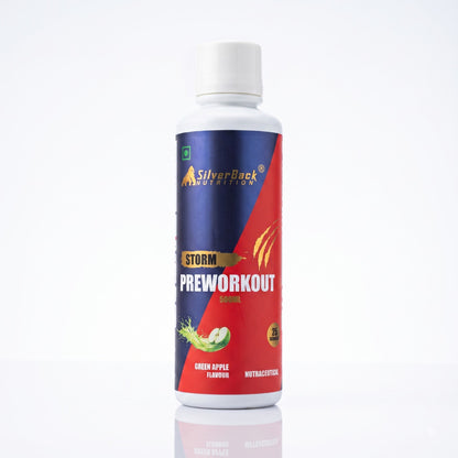 Pre Workout Liquid Storm - Green Apple bottle