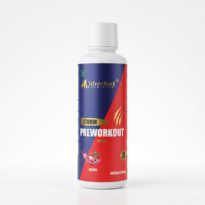 Pre Workout Liquid Storm - Lychee bottle