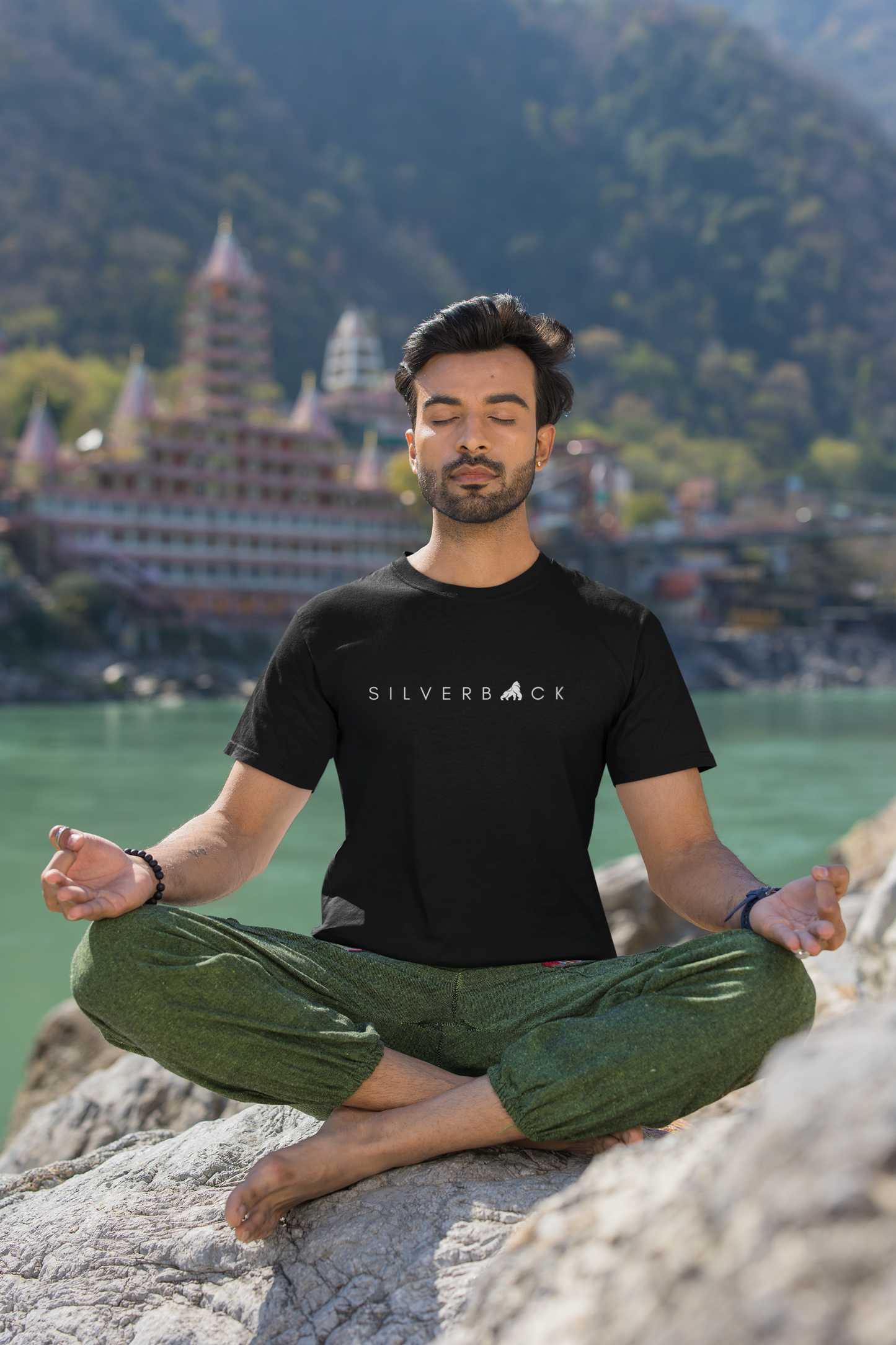 Black Cotton Tshirt