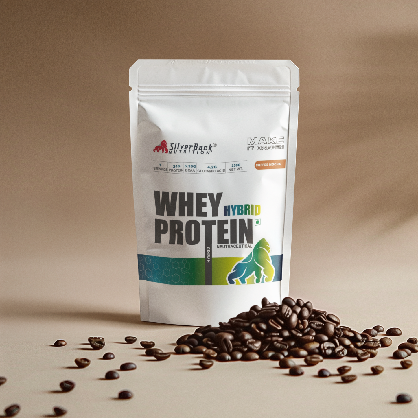Whey Protein Hybrid 250 GM | 24 G Protein per Scoop