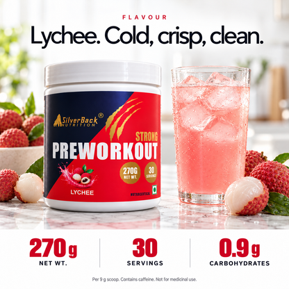 Pre Workout Powder Strong Lychee flavour