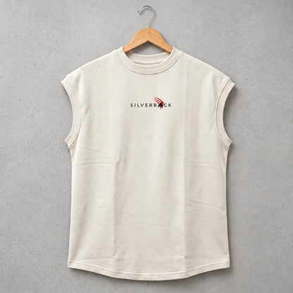 SilverBack Tank Top Premium French Terry in beige