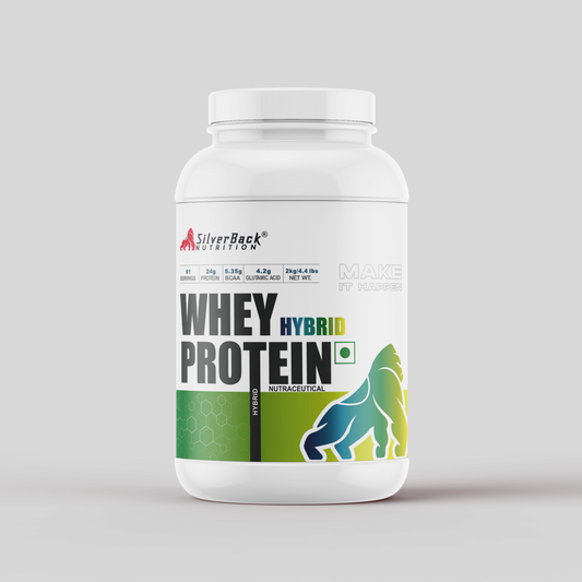 whey protein hybrid powder - SilverBack Nutrition