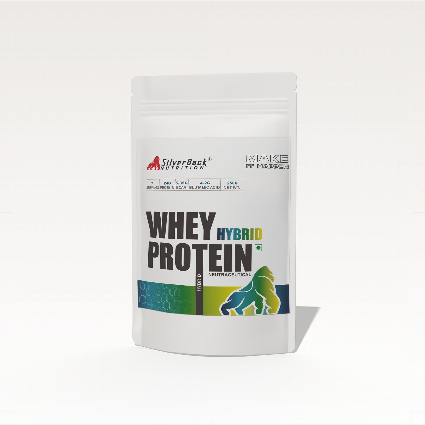 Whey Protein Hybrid 250 GM | 24 G Protein per Scoop